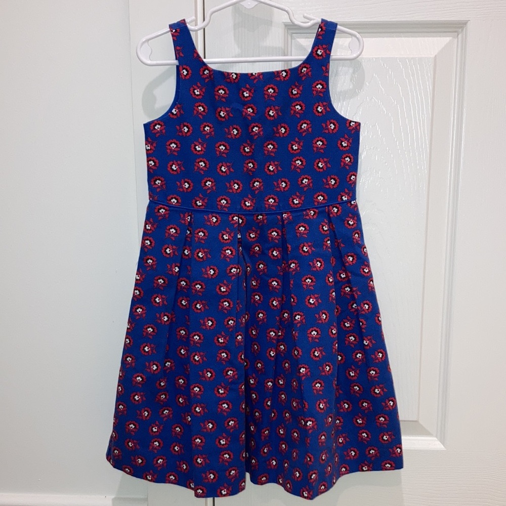 Janie and Jack Girls Dress. Size 4T. Blue Corduroy Jumper.